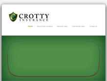 Tablet Screenshot of crottyinsurance.com